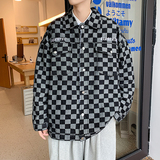 冬男牛仔夹克加绒加厚保暖棉衣字母印花宽松单排扣外套J，男装夹克，星座1013-1