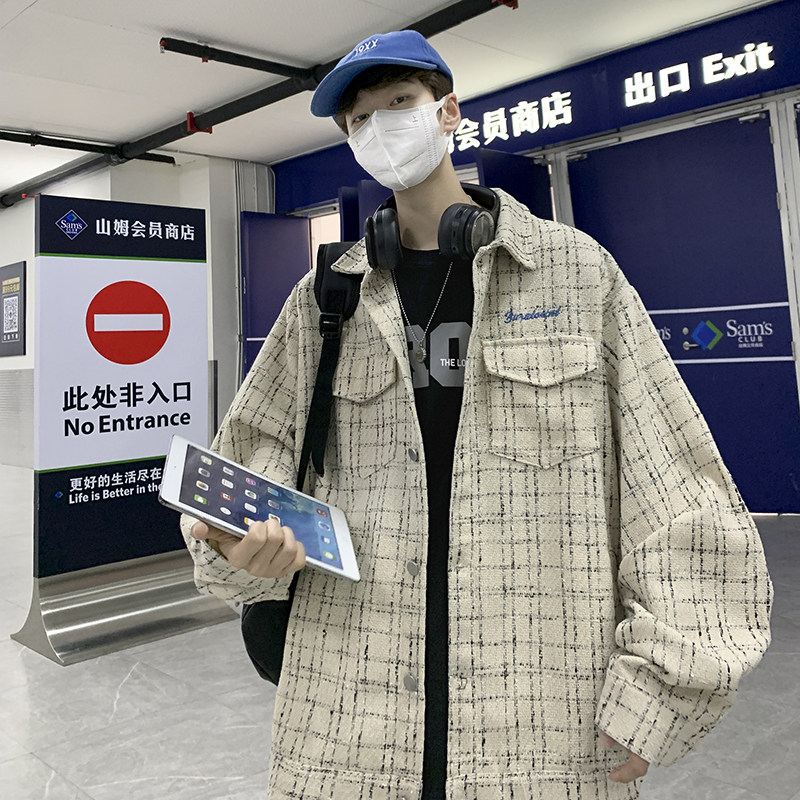 高品质秋款男夹克字母刺绣条纹休闲工装外套J,男装夹克,星座1013-1