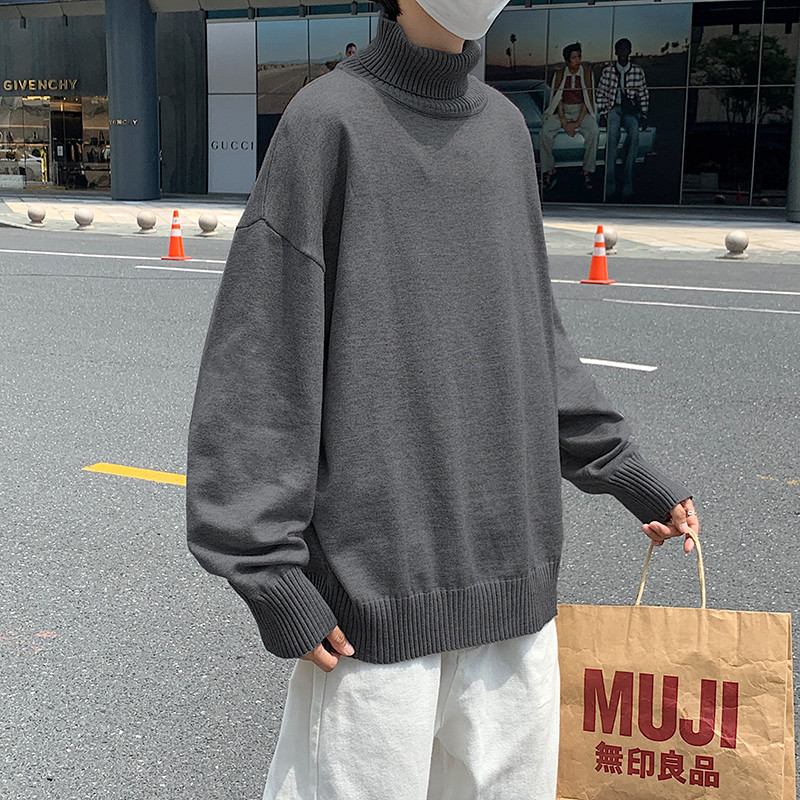 M-8xl加大码冬款男毛衣高领加厚保暖打底针织衫外套胖哥M60,男装针织衫/毛衣,星座1013-1