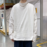 2022港风春款长袖男T恤纯棉高领打底衫休闲外套T31，男装T恤，星座1013-1