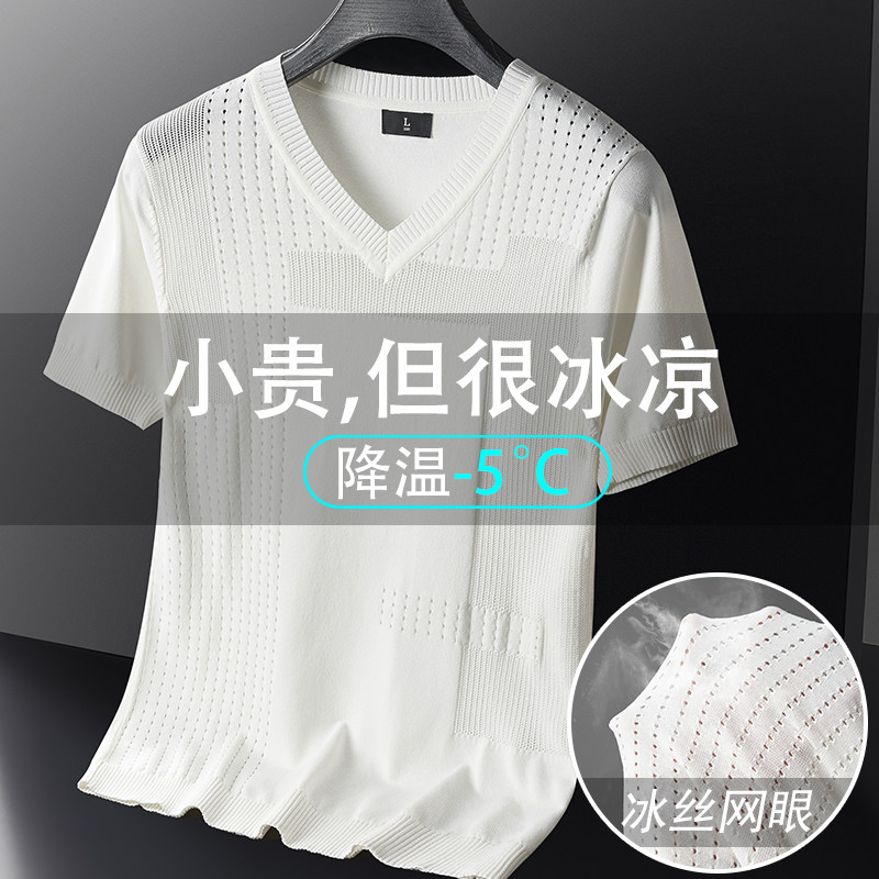 高品质夏款男短袖T恤针织衫网眼透气T恤衫大码M-4XLT013P40,男装T恤,星座1013-1