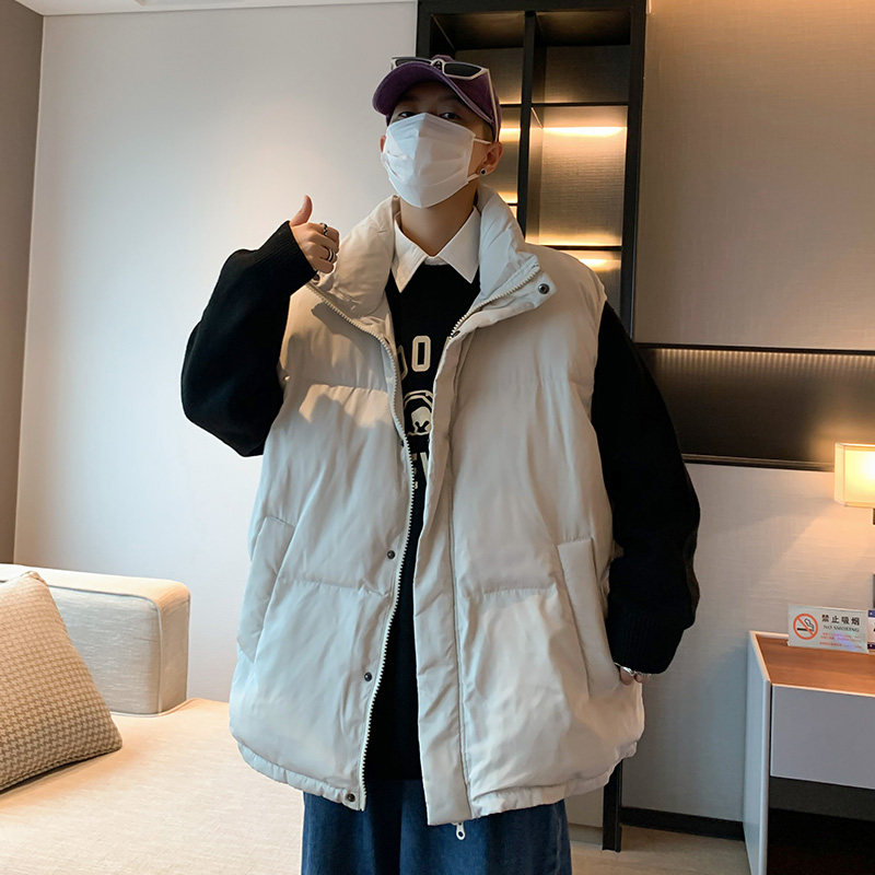 港风冬款男马甲棉衣无袖坎肩加厚棉保暖背心外套MJ8004,男装棉衣,星座1013-1
