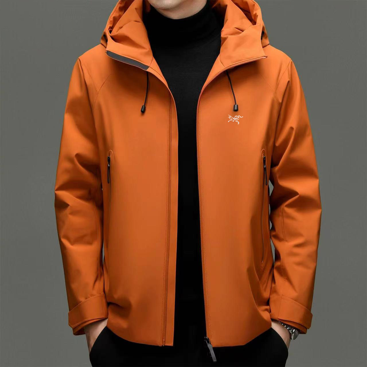 奥特莱斯始祖刺绣款男士羽绒服秋冬中年连帽厚保暖户外冲锋衣外套,户外/登山/野营/旅行用品,冲锋衣,淘宝优惠券,粉丝福利购,淘宝优惠卷