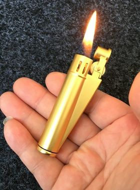 煤油打火机防风砂轮式个性创意纯铜复古老式怀旧国产火机刻字男潮
