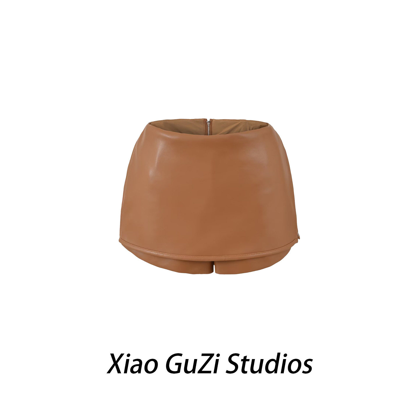 秋冬双侧拉链皮裙辣妹时尚防走光气质显瘦包臀a字超短迷你半身裙