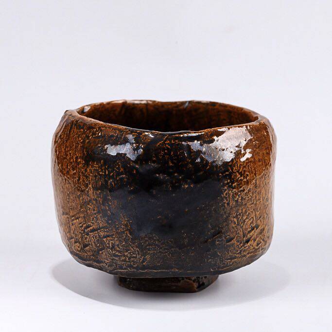 日本乐烧抹茶碗点茶碗