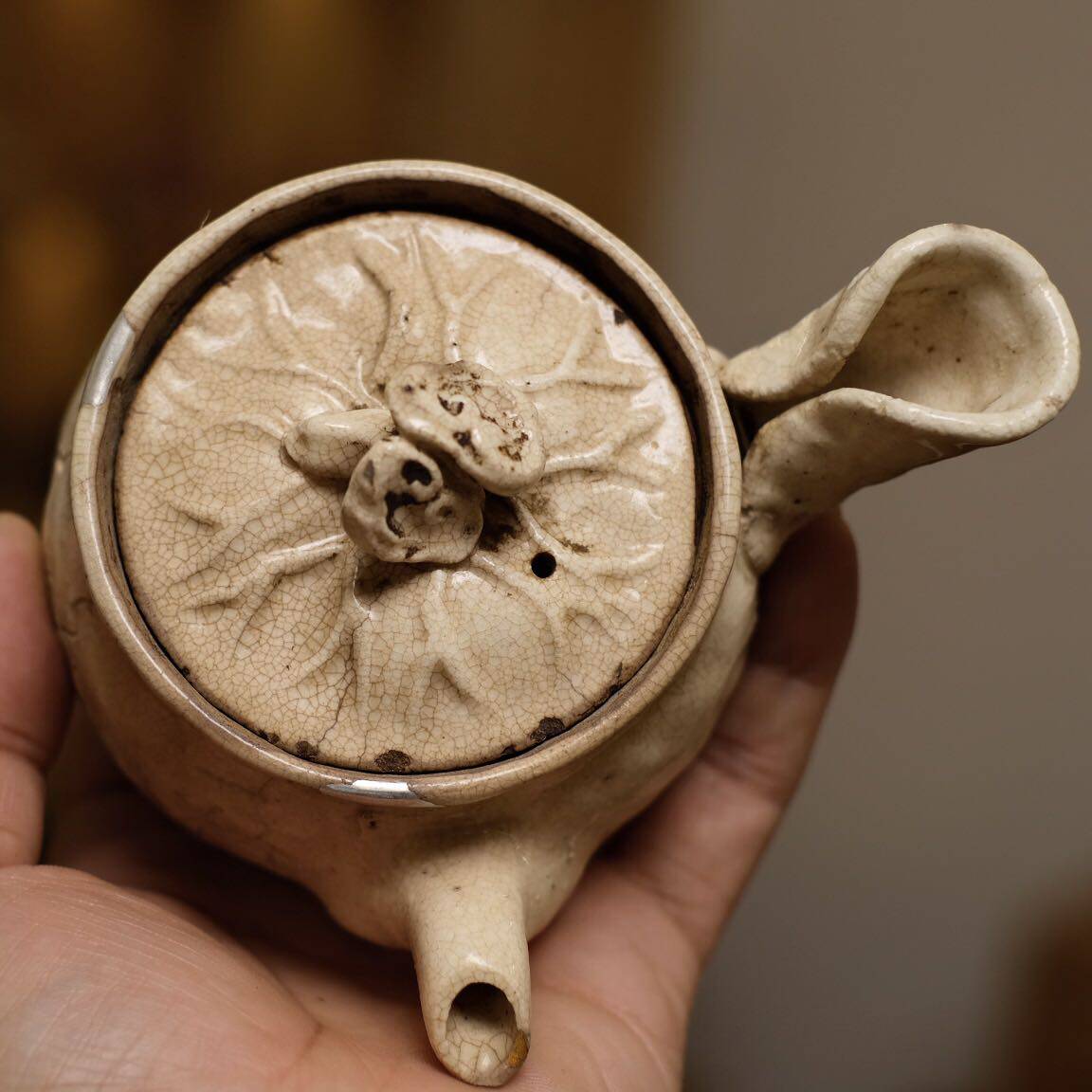 日本名家太田垣莲月烧急须壶茶壶一套装套组