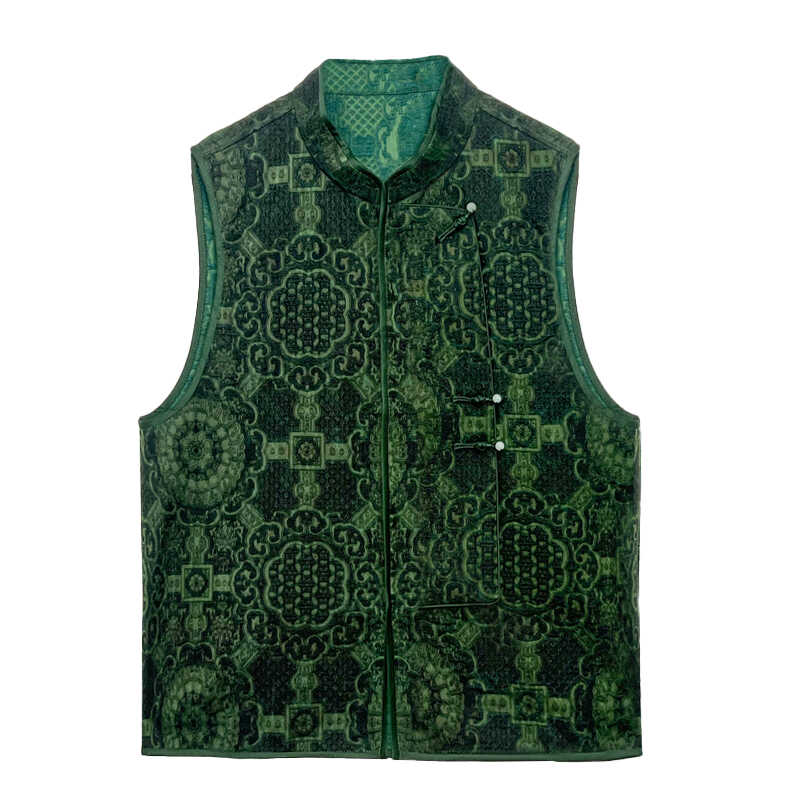 商场同款24秋叠搭马甲气质提花