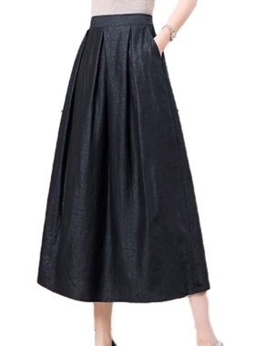 【龟裂纹伞裙】老油料香云纱半身裙桑蚕丝半裙松紧腰裙子dz055