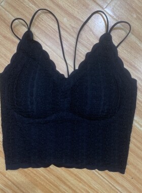 【超舒服美背】蕾丝抹胸吊带背心内搭打底带胸垫文胸al-MB009