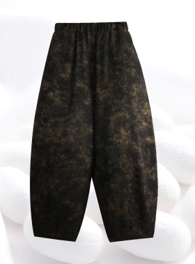 【拽拽鹅绒裤】太拽了！90%白鹅绒轻盈香云纱羽绒裤dz343