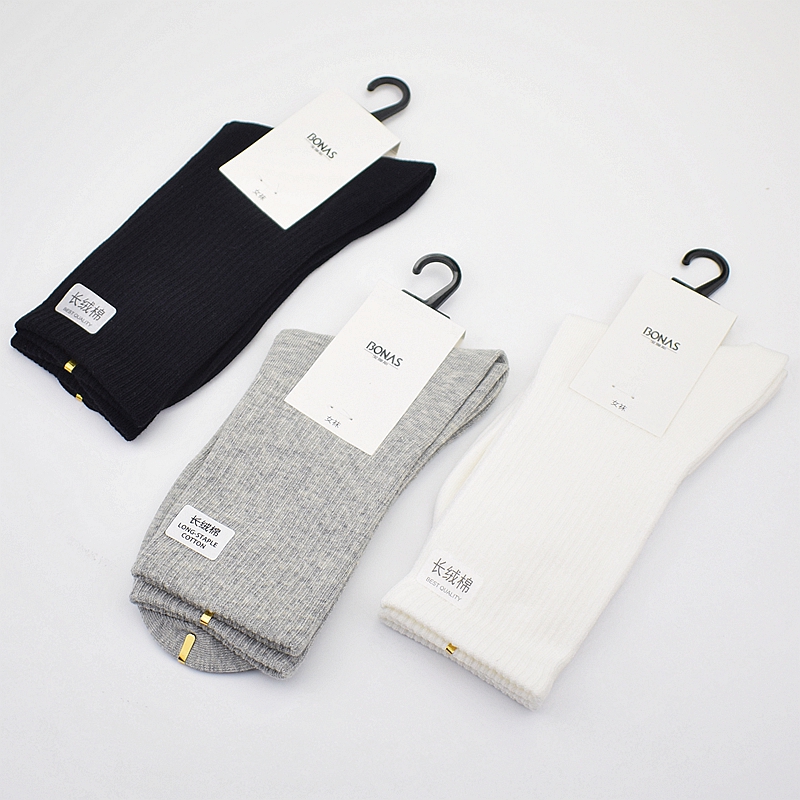 3双宝娜斯长绒棉秋冬女袜