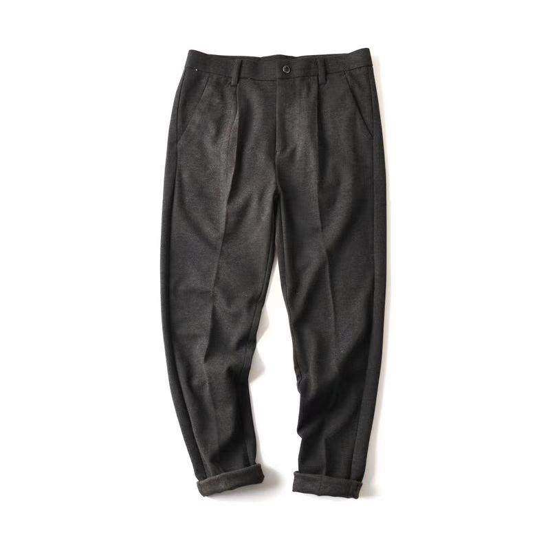 宽松直筒秋冬长裤保暖抗皱