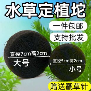 水草种植营养坨基有机天然材料缸内造景植物定植坨鱼缸草场育苗坨