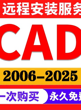 CAD远程安装卸载2006-2025软件激活包Auto2025 2024 2022 插件MAC