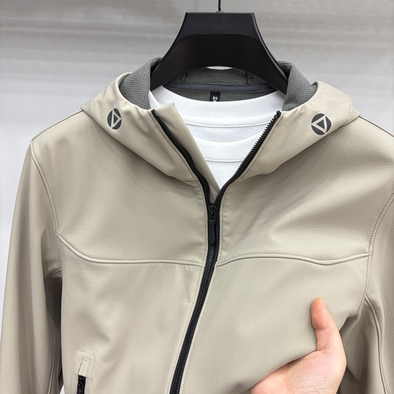 濮森保罗连帽夹克外套男2025春