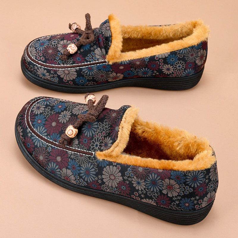 老北京棉鞋女冬季加绒保暖老人奶奶鞋加厚防滑妈妈鞋棉靴平底休闲,女鞋,棉鞋,淘宝优惠券,粉丝福利购,淘宝优惠卷