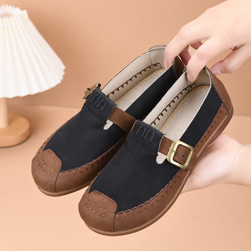 春秋老北京布鞋女新款轻便舒适妈妈单鞋平底防滑不累脚女士豆豆鞋,女鞋,乐福鞋（豆豆鞋）,淘宝优惠券,粉丝福利购,淘宝优惠卷