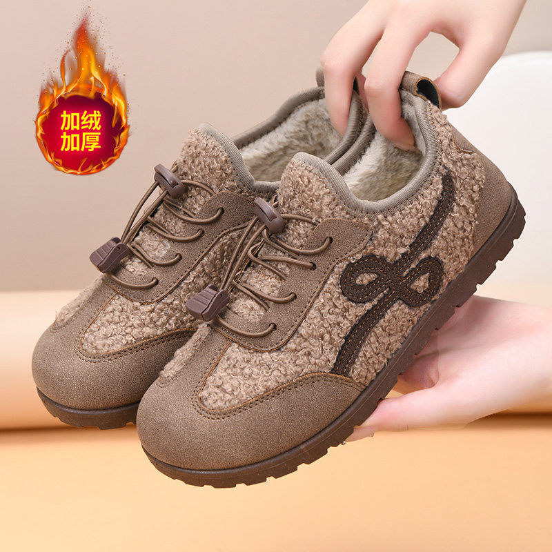 冬季老北京棉鞋女加绒保暖勃肯毛毛鞋加厚防滑妈妈棉靴软底休闲鞋,女鞋,棉鞋,淘宝优惠券,粉丝福利购,淘宝优惠卷