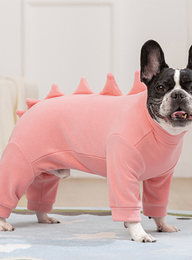 宠物衣服泰迪西高地柴犬喜乐蒂中小型犬恐龙变体装秋冬保暧四脚衣