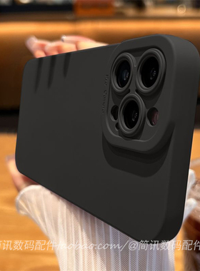 Ace3质感黑纯色Ace5/6T适用一加13T/12手机壳1+Ace2pro保护套1+11加高镜头9R全包边肤感软胶简约男女防摔