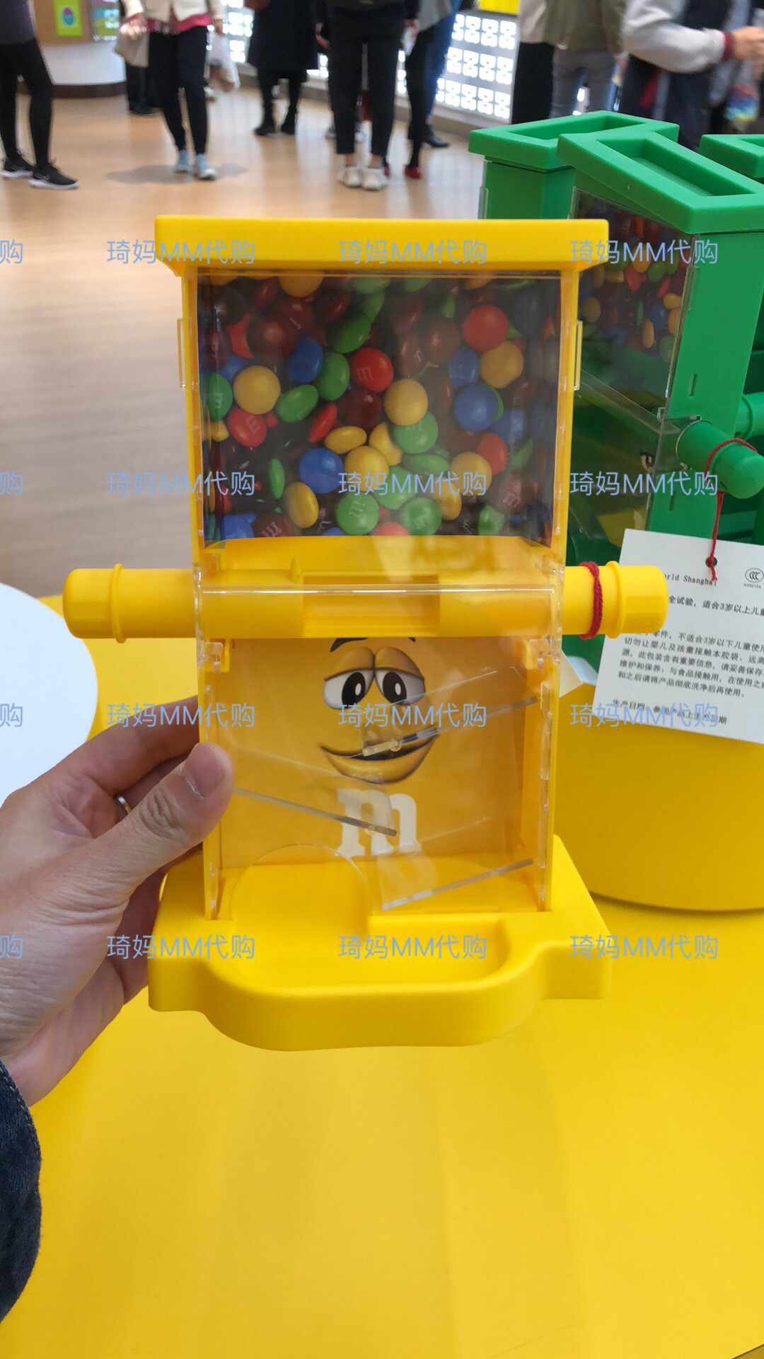 mms豆人机弹珠机糖果机 mm巧克力豆糖果机 m豆玩具 带吊牌 不含豆