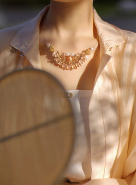 加一国风连年有余项链百搭洛丽塔汉服夏日