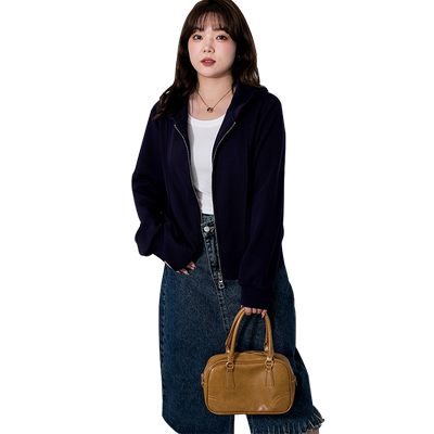 蓝若水卫衣外套连帽休闲运动开衫