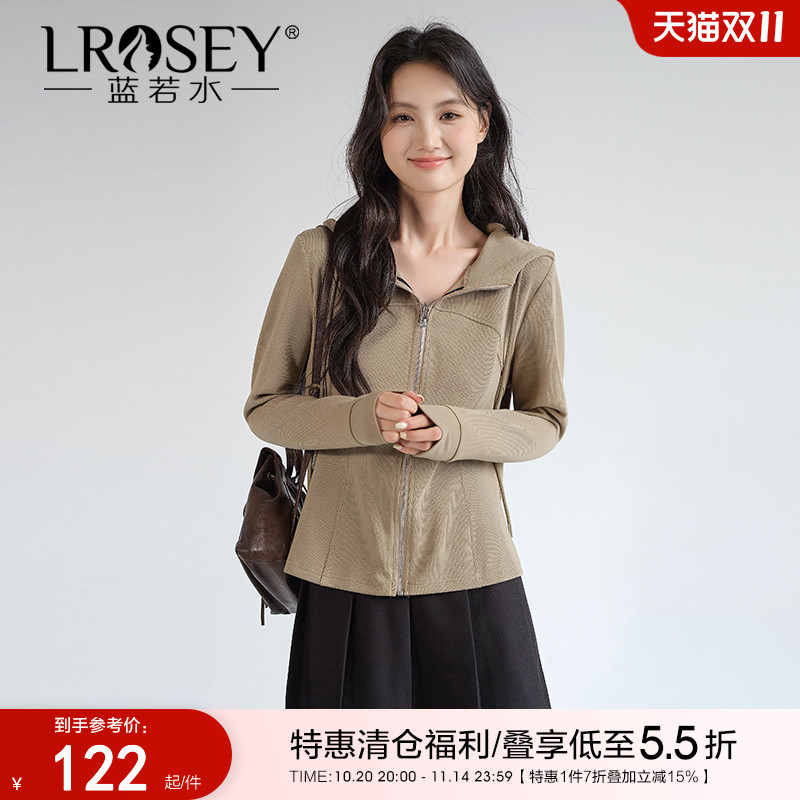 蓝若水韩版修身外套显瘦上衣保暖
