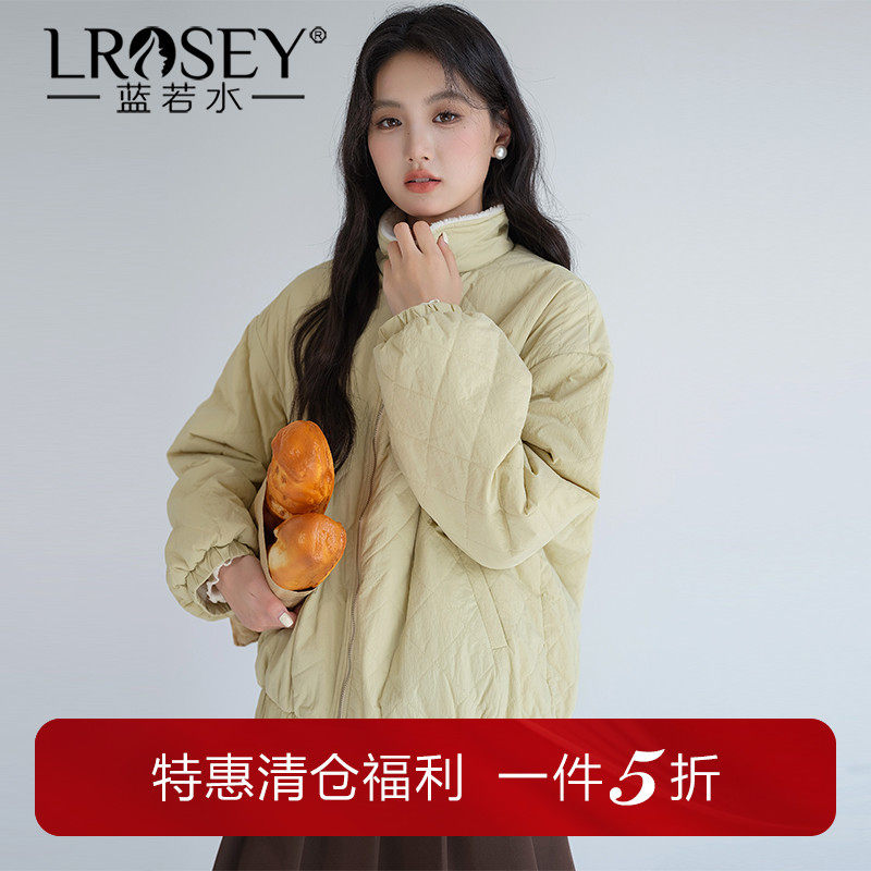 【两面穿加绒保暖棉服】蓝若水大码女装冬新款防风立领棉衣厚外套,女装/女士精品,常规大码外套,淘宝优惠券,粉丝福利购,淘宝优惠卷