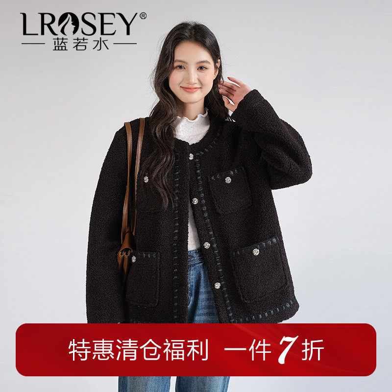 【加厚小香风仿羊羔毛外套】蓝若水大码女装冬新款高级感显瘦上衣,女装/女士精品,常规大码外套,淘宝优惠券,粉丝福利购,淘宝优惠卷