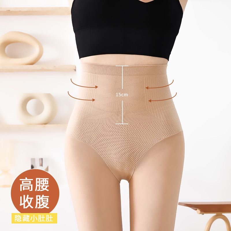 春秋薄款水光袜光腿神器高腰收腹一体打底钢丝面膜袜防勾丝