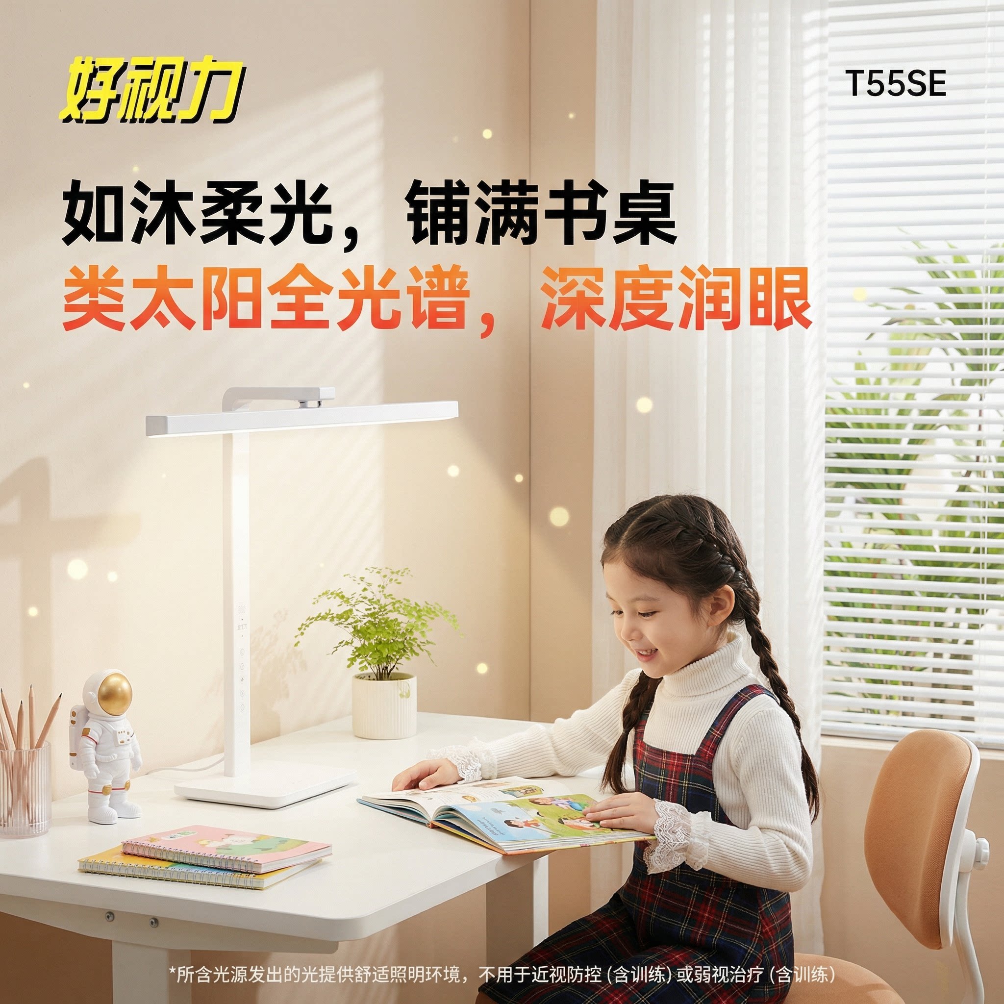 好视力全光谱护眼学习台灯