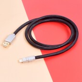 电脑USB A转Lightning苹果手机连接汽车音频线双typeC安卓数据线