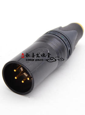 台式解码器XLR卡侬转DAC耳放4芯卡农4.4平衡耳机2.5音频转接头3.5