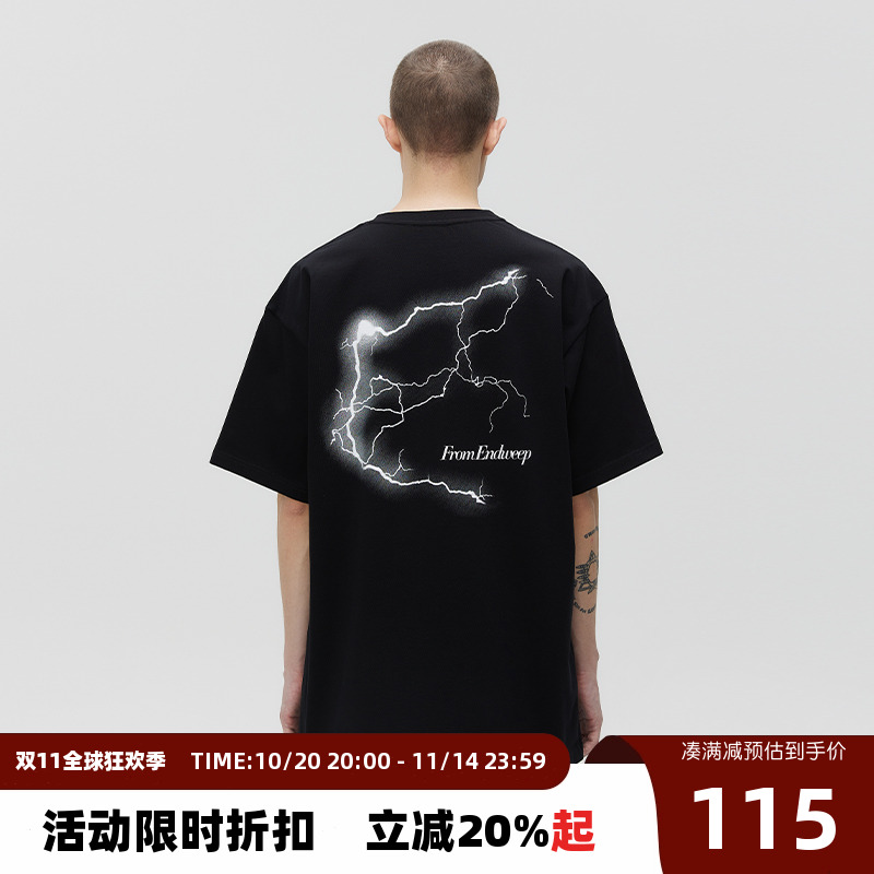 【Endweep官方店】闪电印花短袖