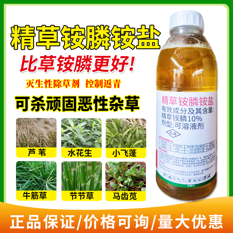 除恶性杂草精草胺磷胺盐