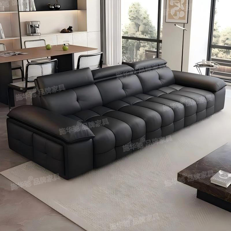 施华驰头层牛皮电动功能沙发