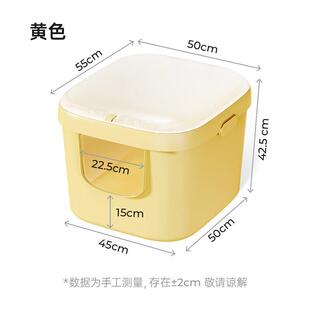 OEIN宠物超大号猫砂盆全封闭可拆卸上盖猫厕所蛮中方 【蛮果黄】