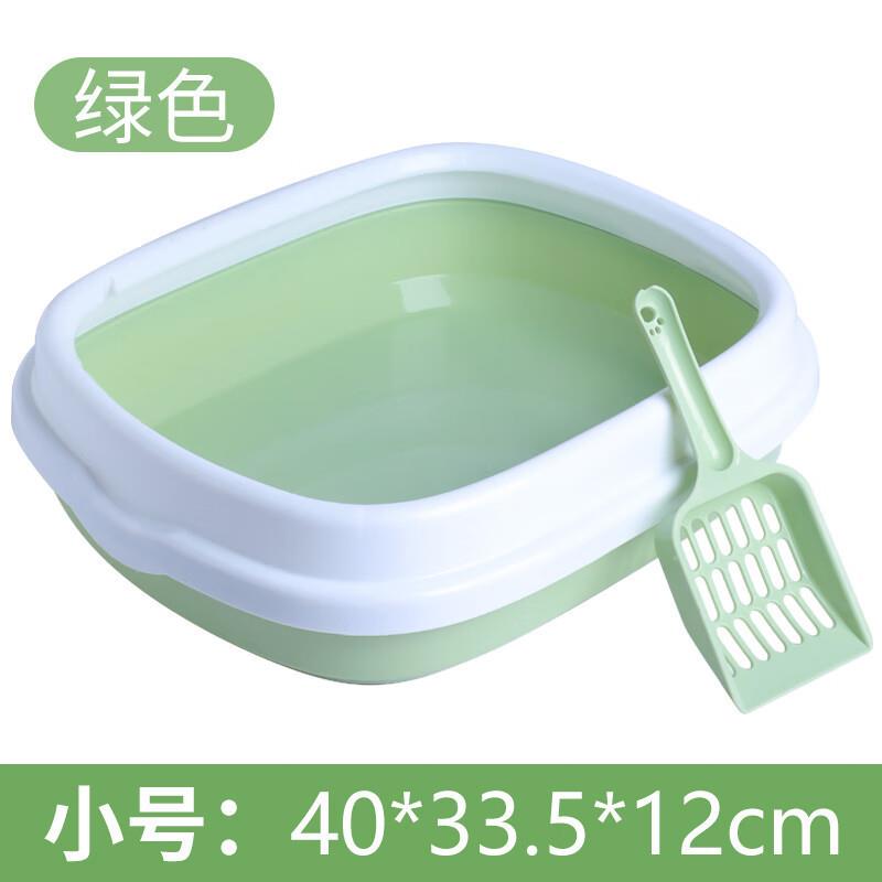 猫砂盆小号幼猫小猫专用猫窝猫厕所一体猫沙盆屎盆猫笼内置半封闭图片
