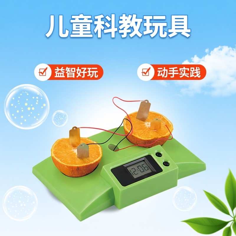 探索小子 儿童益智科教玩具水果发电 科普早教实验diy科技小制作,玩具/童车/益智/积木/模型,逻辑/思维训练玩具,淘宝优惠券,粉丝福利购,淘宝优惠卷