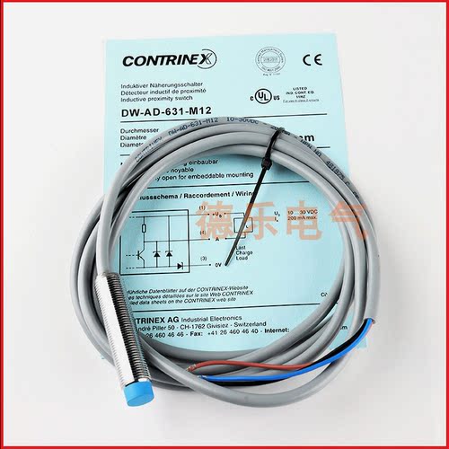电感式金属传感器三线npn常开24v