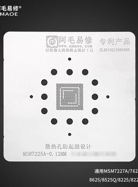 阿毛易修高通MSM7225A植锡网MSM7227A/7625A/7627A/8625Q/8225Q网