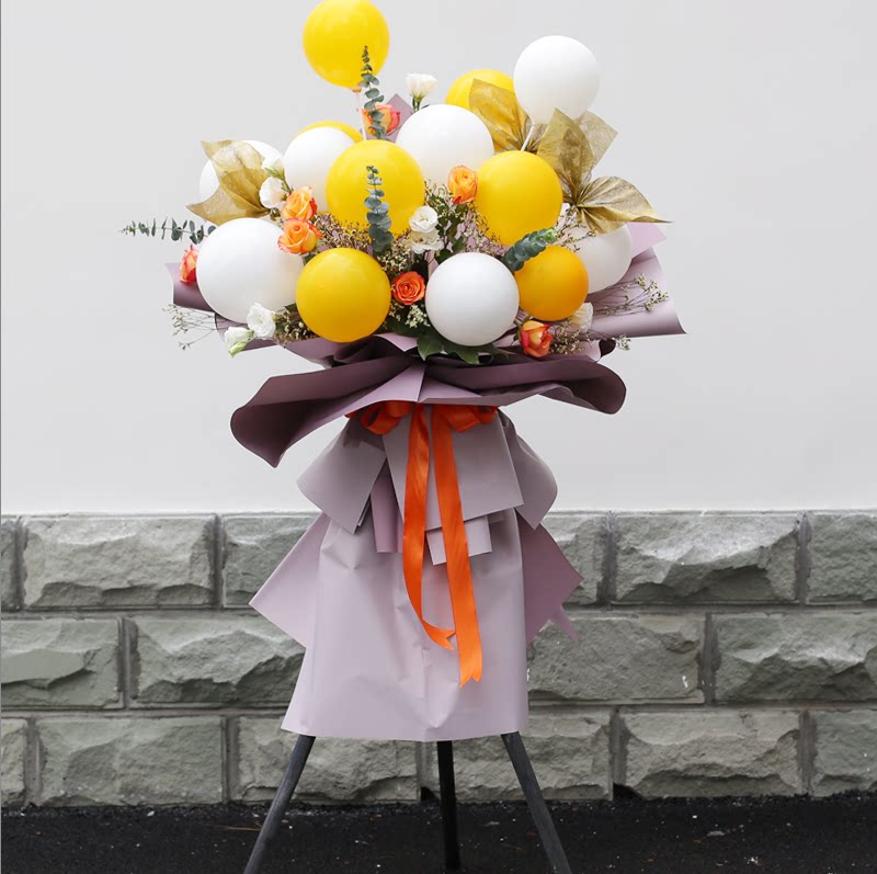 湖南衡阳市雁峰区珠晖区开业花篮鲜花同城速递应援网红气球会乔迁