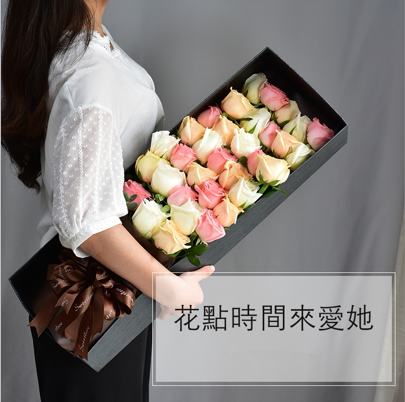 11朵19朵33红玫瑰礼盒鲜花速递余姚市慈溪市奉化市同城店送货上门