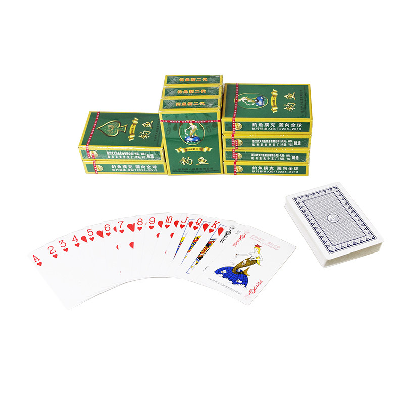 钓鱼扑克 8068加厚扑克牌 钓鱼皇后纸牌棋牌50付整箱批 正品包邮