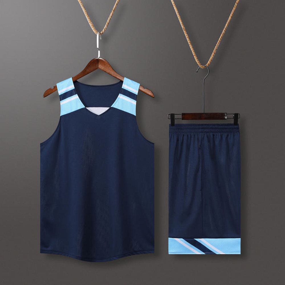 新款双面篮球服套装男女学生队服定制双层透气两面穿背心球衣印号