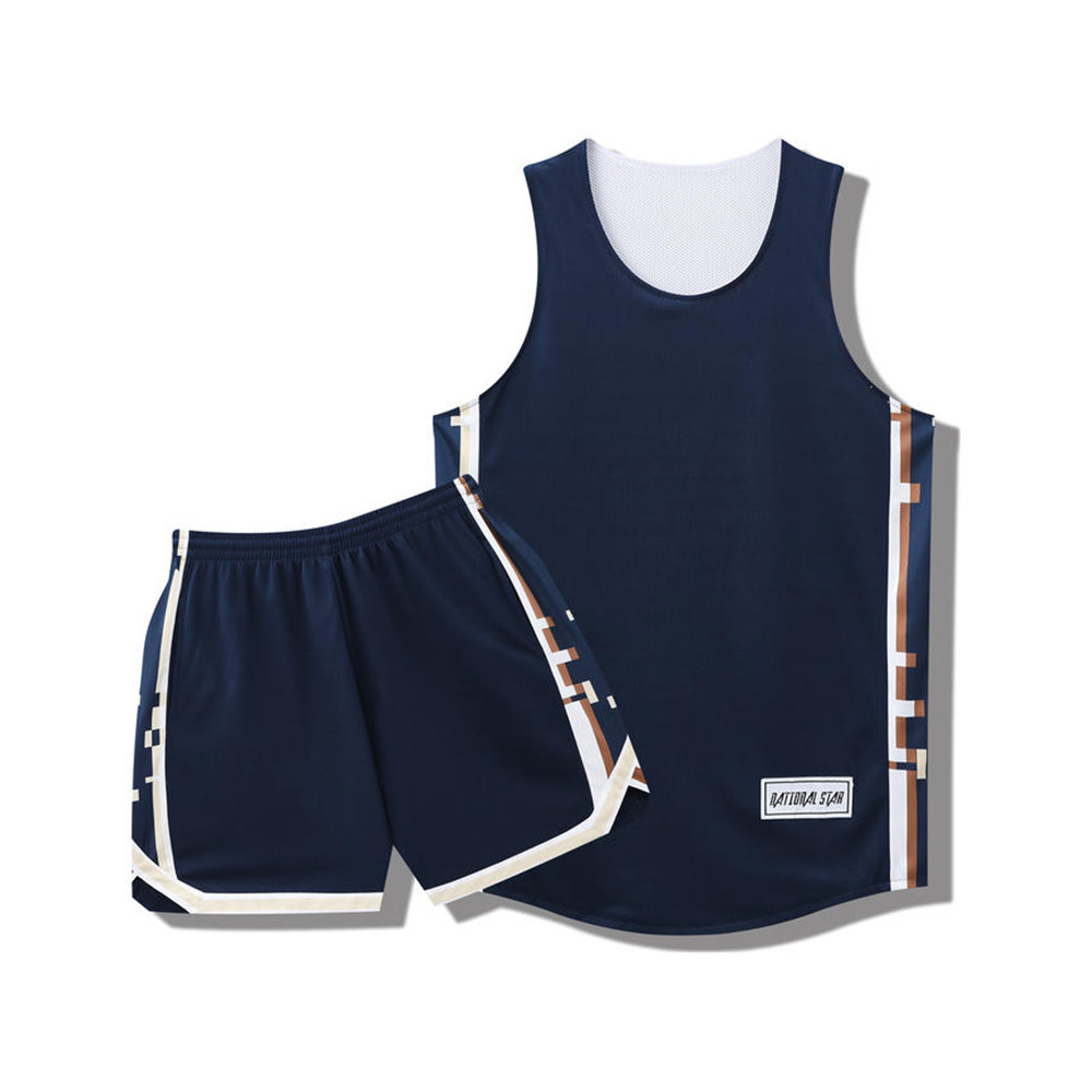 双面篮球服套装男女学生比赛队服定制双层透气两面穿背心球衣印号