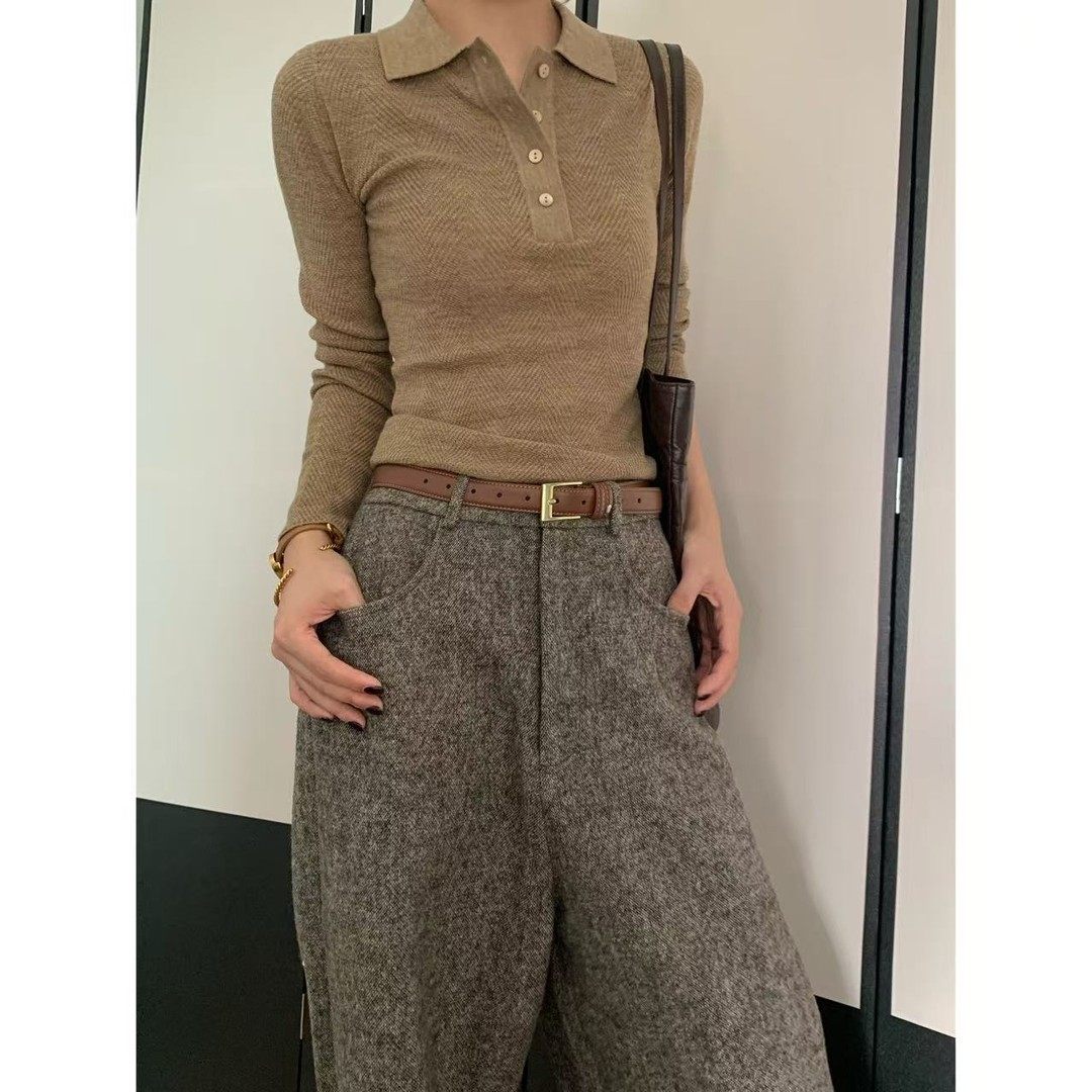 【3折现货】重磅弯秋冬新款老风复古做旧毛衣修身显瘦上衣,女装/女士精品,毛针织衫,淘宝优惠券,粉丝福利购,淘宝优惠卷