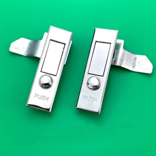 MS503 圆点按钮弹跳锁 设备门电柜门锁 消防栓箱锁 海坦消火箱锁